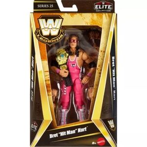 WWE Elite Bret Hart The Hitman Action Figure 🔥 NEW 🏆 WWF Wrestling Retro